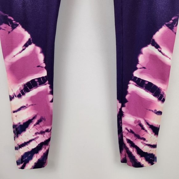 Girls Pink and Purple Justice CXJ Leggings‎ Size 16/18 - Picture 6 of 6